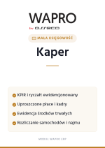Wapro Kaper – Mała księgowość | moduł WAPRO ERP